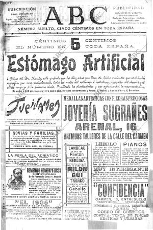 ABC MADRID 01-06-1906 página 1