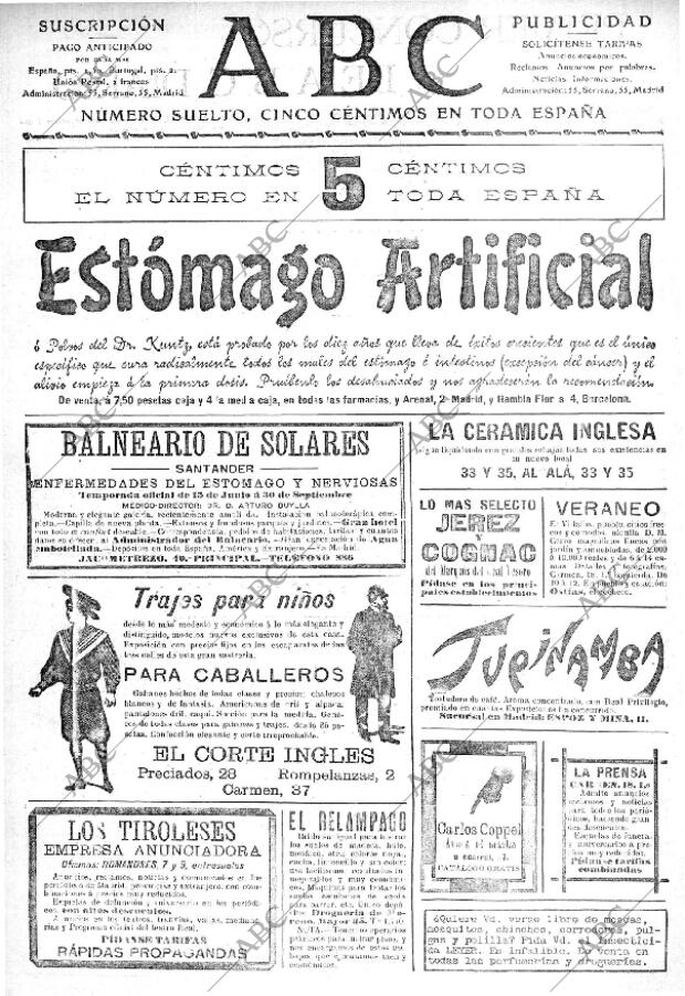 ABC MADRID 02-06-1906 página 1