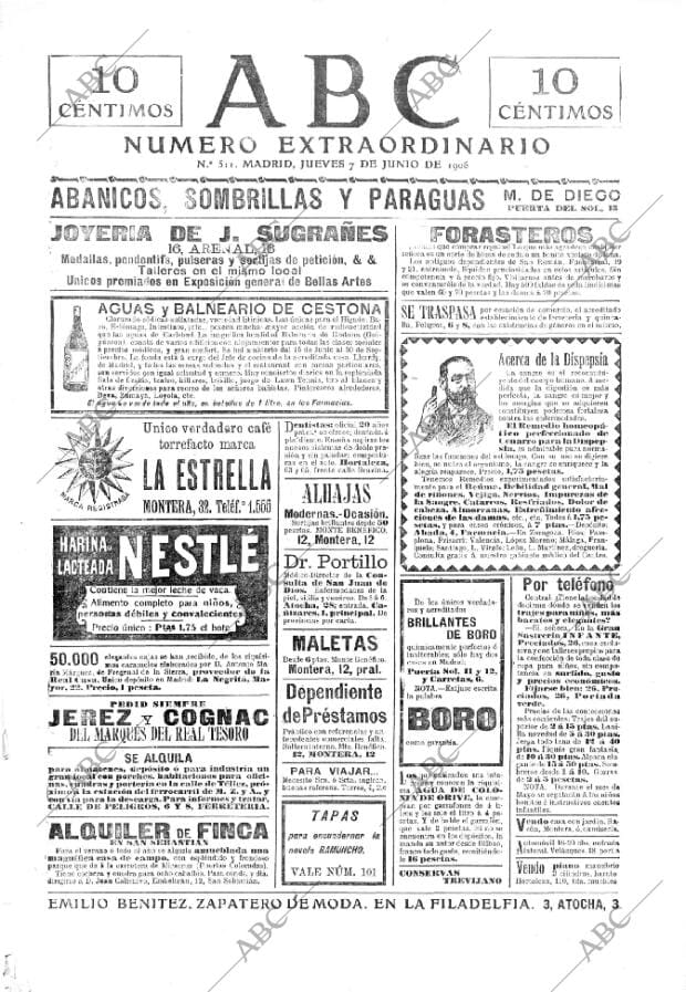 ABC MADRID 07-06-1906 página 1