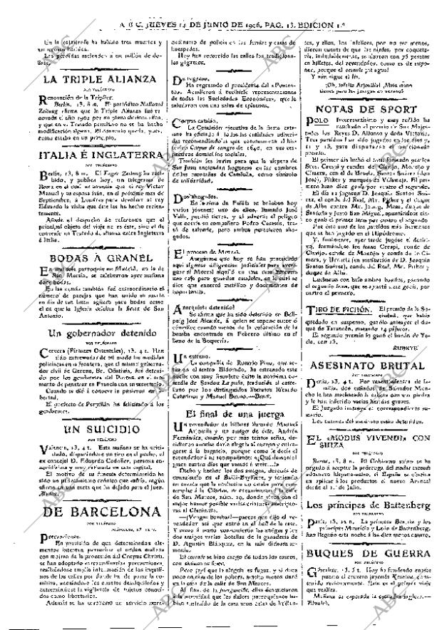 ABC MADRID 14-06-1906 página 13