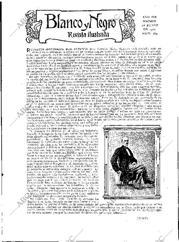 BLANCO Y NEGRO MADRID 16-06-1906 página 3