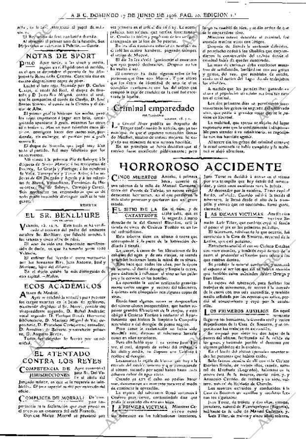 ABC MADRID 17-06-1906 página 10
