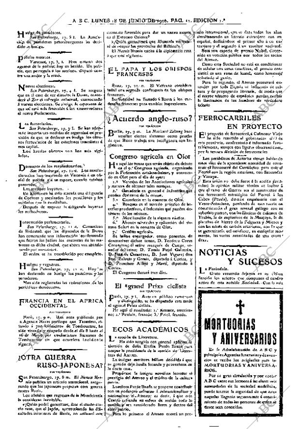 ABC MADRID 18-06-1906 página 11