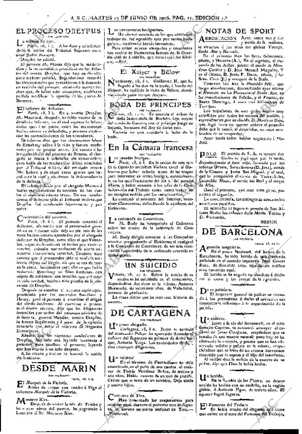 ABC MADRID 19-06-1906 página 11