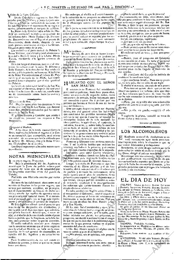 ABC MADRID 19-06-1906 página 4