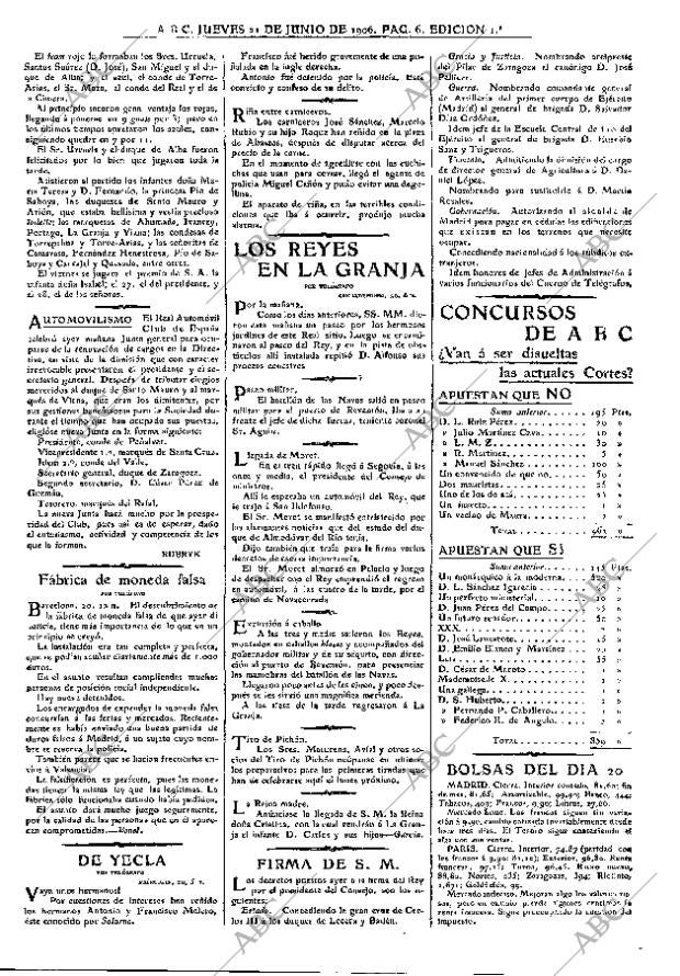 ABC MADRID 21-06-1906 página 6