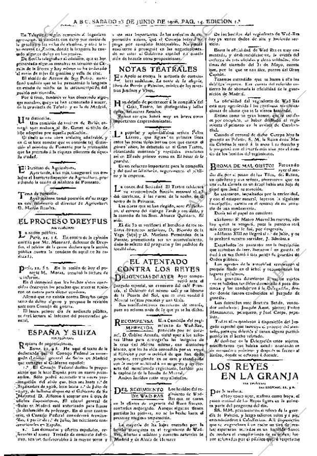 ABC MADRID 23-06-1906 página 14