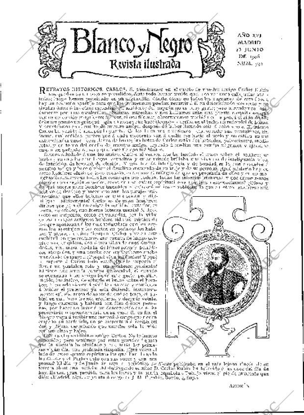 BLANCO Y NEGRO MADRID 23-06-1906 página 3