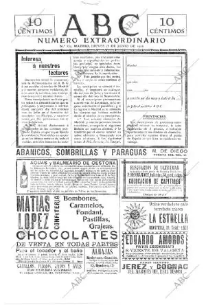 ABC MADRID 28-06-1906 página 1