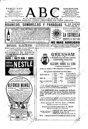 ABC MADRID 01-07-1906 página 1