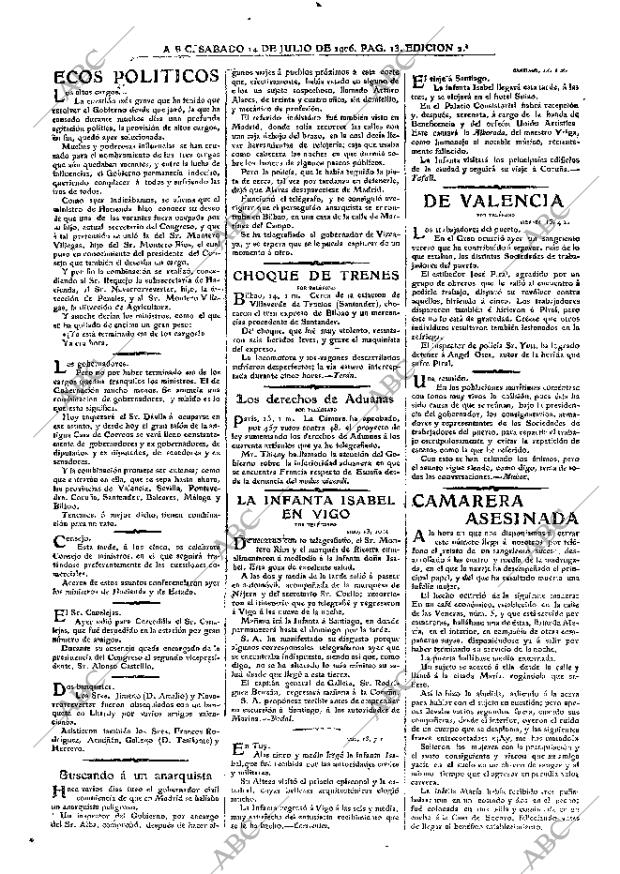 ABC MADRID 14-07-1906 página 17