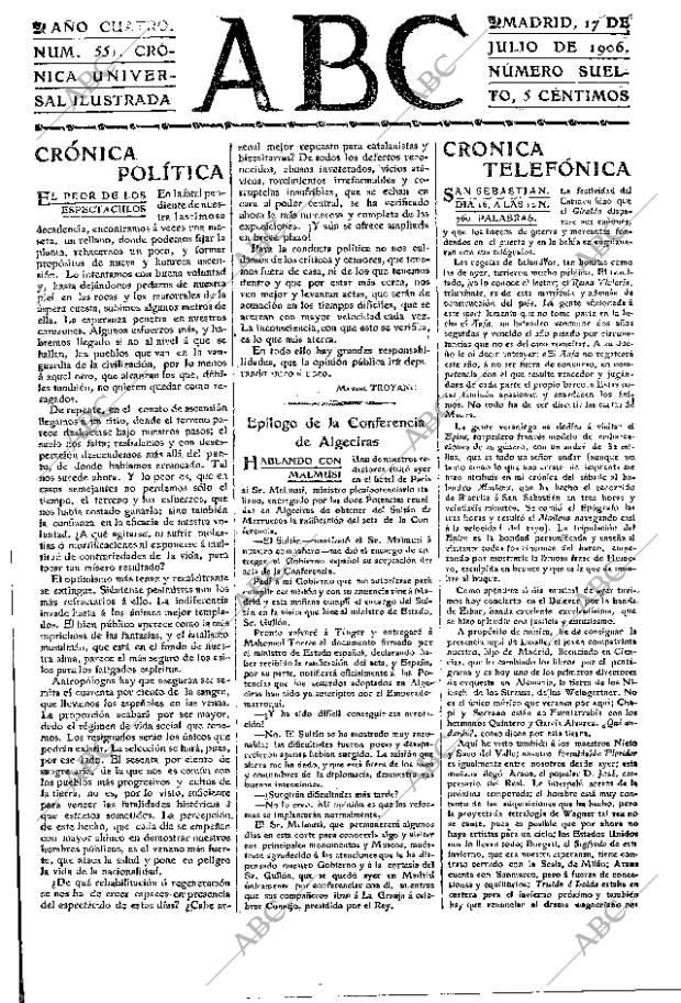 ABC MADRID 17-07-1906 página 3