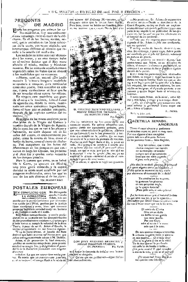 ABC MADRID 17-07-1906 página 8