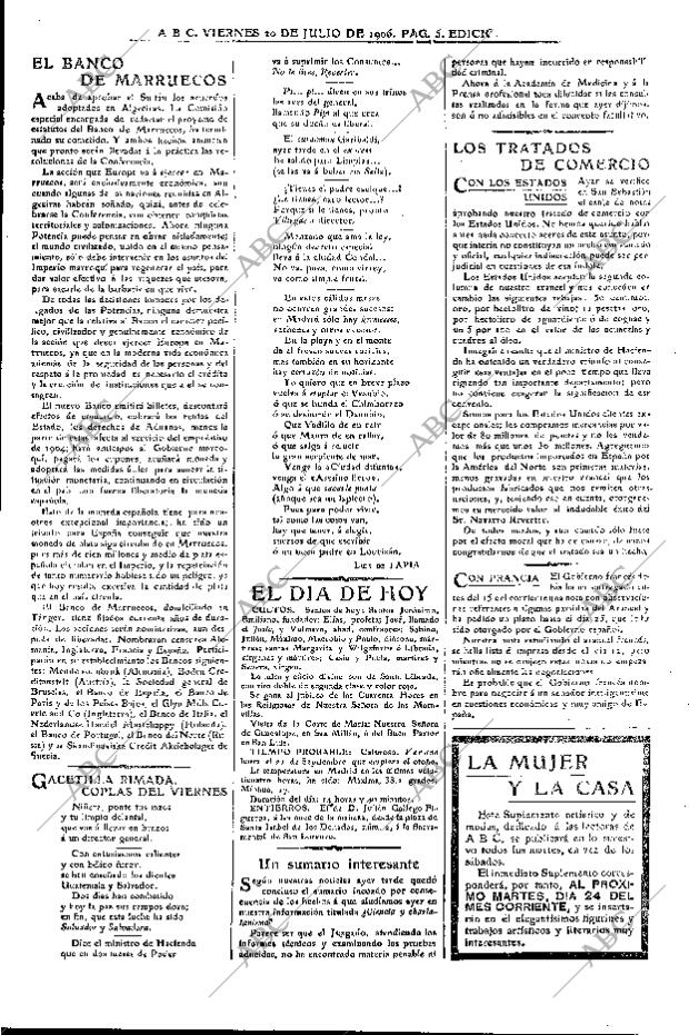 ABC MADRID 20-07-1906 página 5