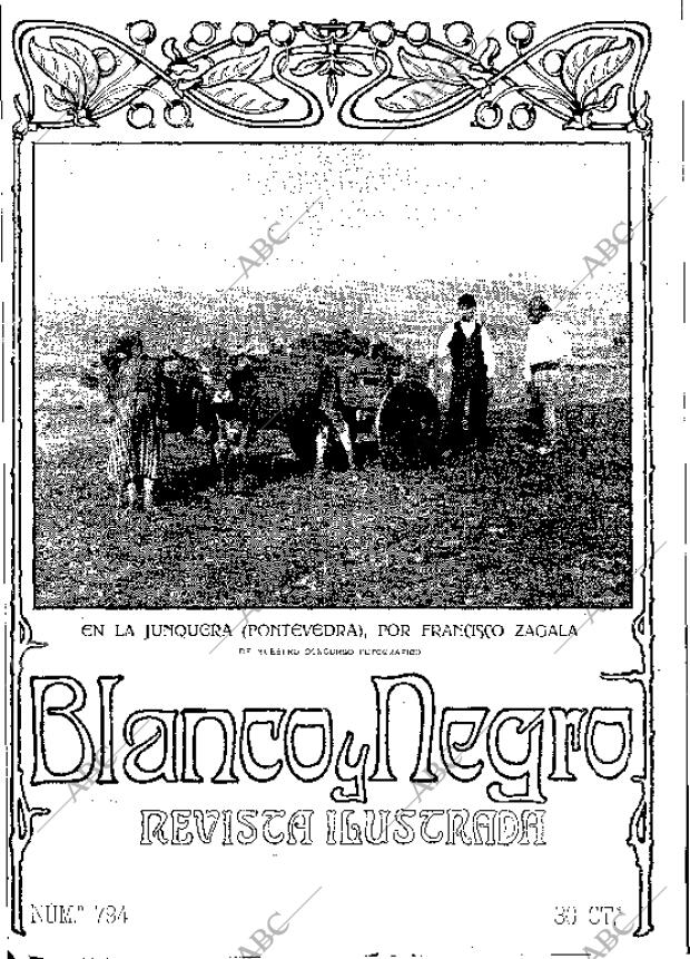 BLANCO Y NEGRO MADRID 21-07-1906 página 1