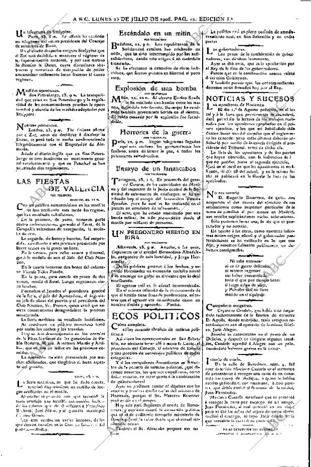 ABC MADRID 23-07-1906 página 12