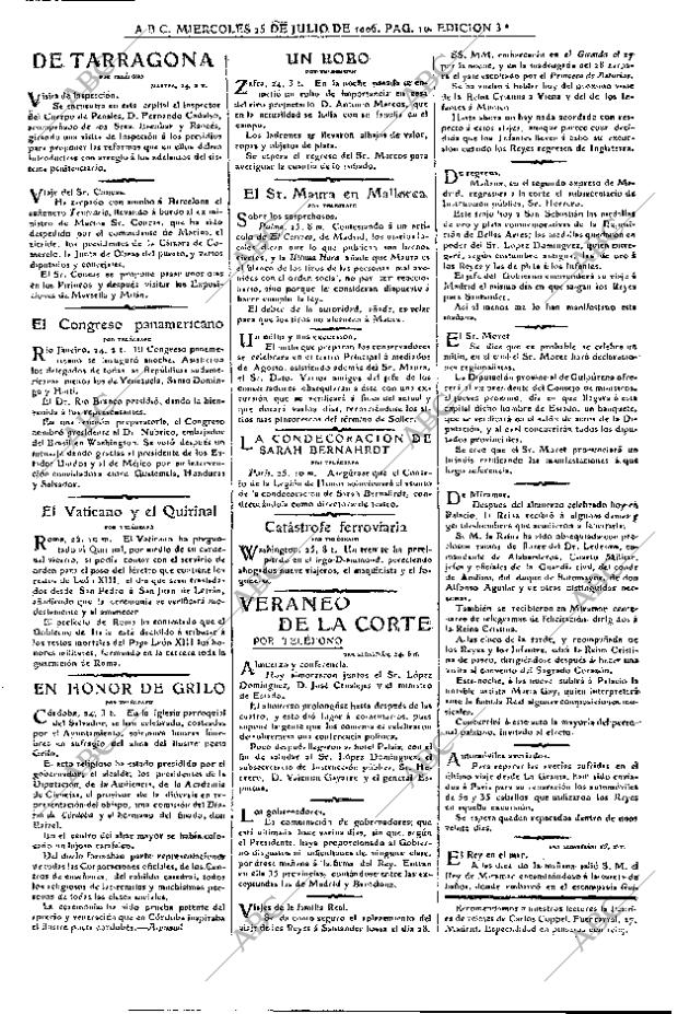 ABC MADRID 25-07-1906 página 10