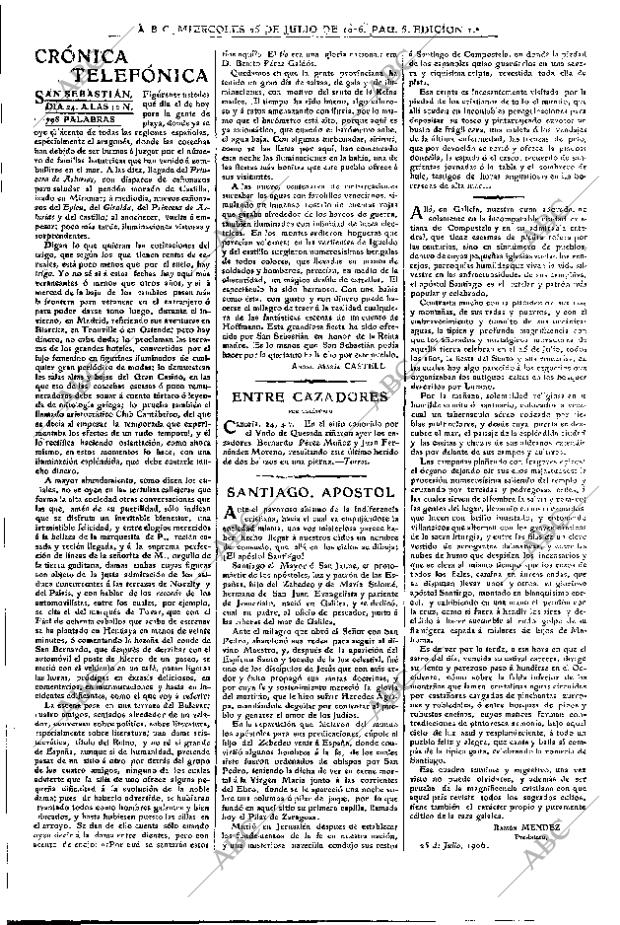 ABC MADRID 25-07-1906 página 5