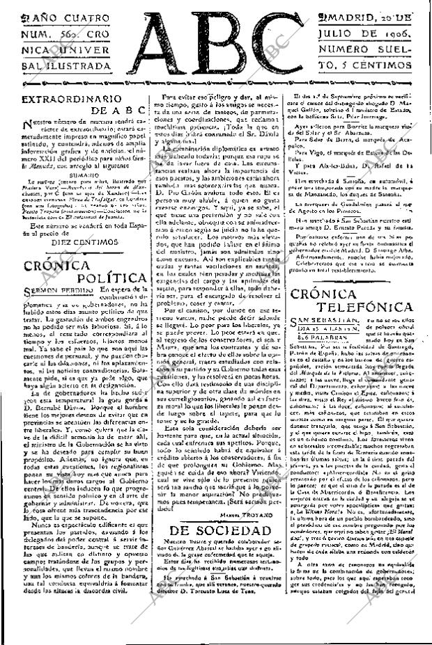 ABC MADRID 26-07-1906 página 3