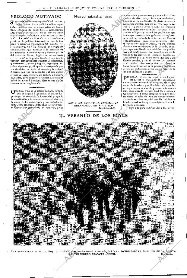ABC MADRID 28-07-1906 página 6