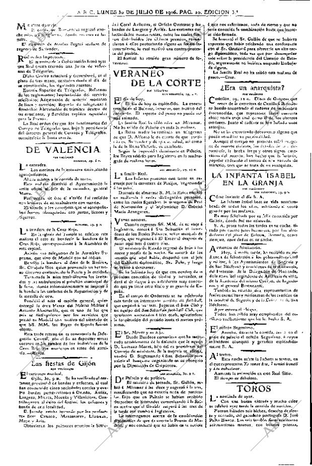 ABC MADRID 30-07-1906 página 10