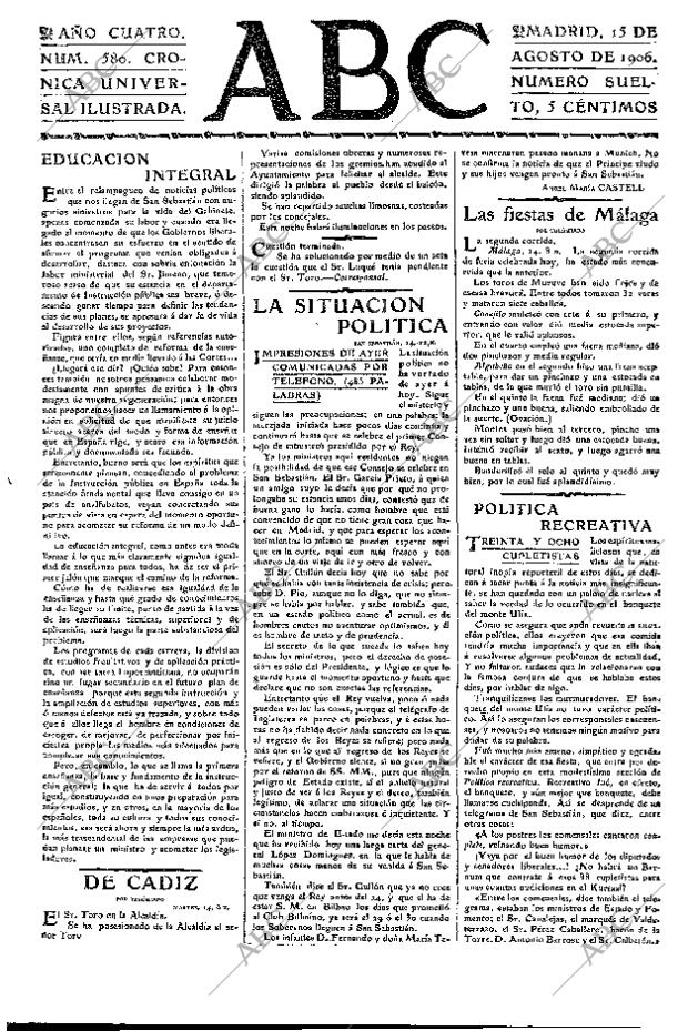ABC MADRID 15-08-1906 página 3