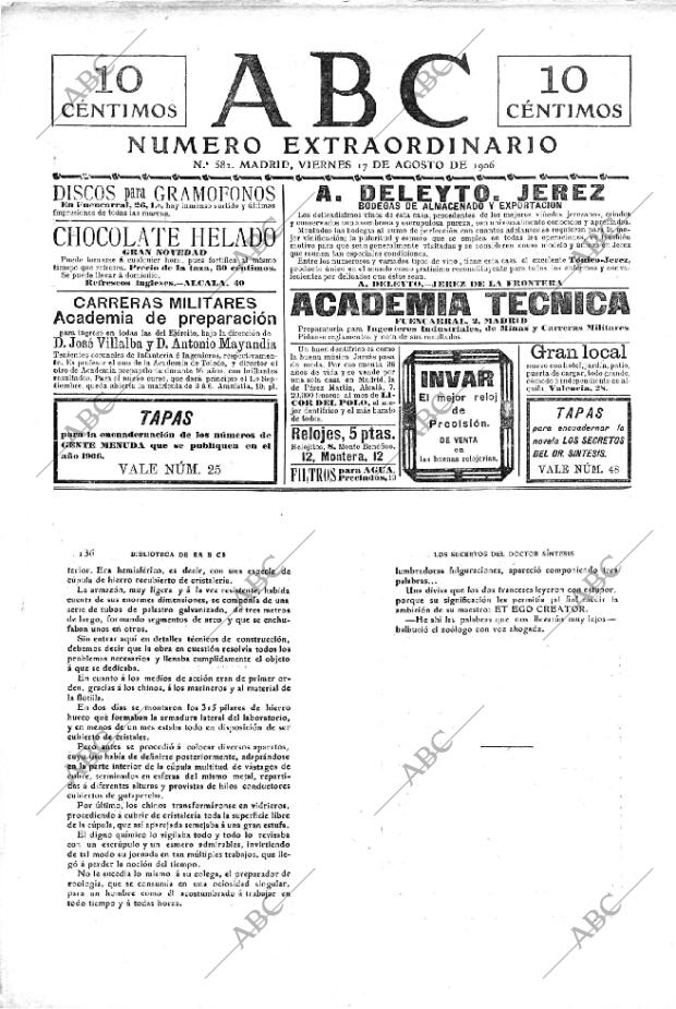 ABC MADRID 17-08-1906 página 1