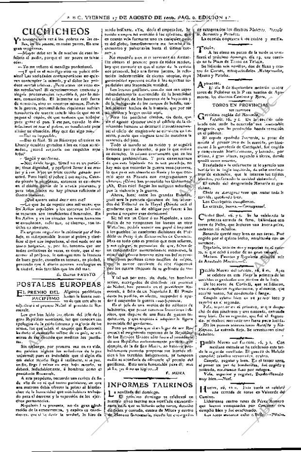 ABC MADRID 17-08-1906 página 6