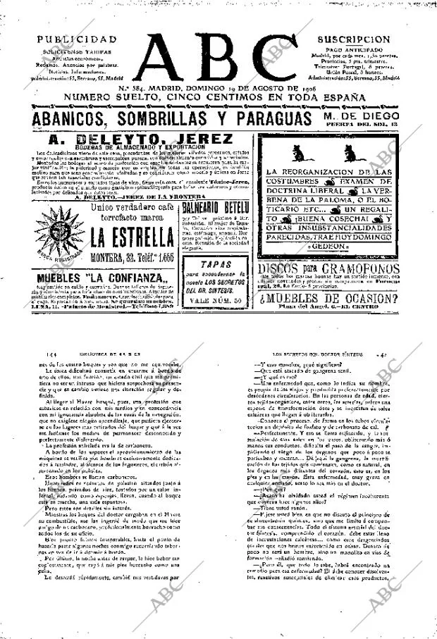 ABC MADRID 19-08-1906 página 1