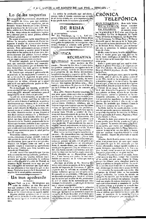 ABC MADRID 20-08-1906 página 4
