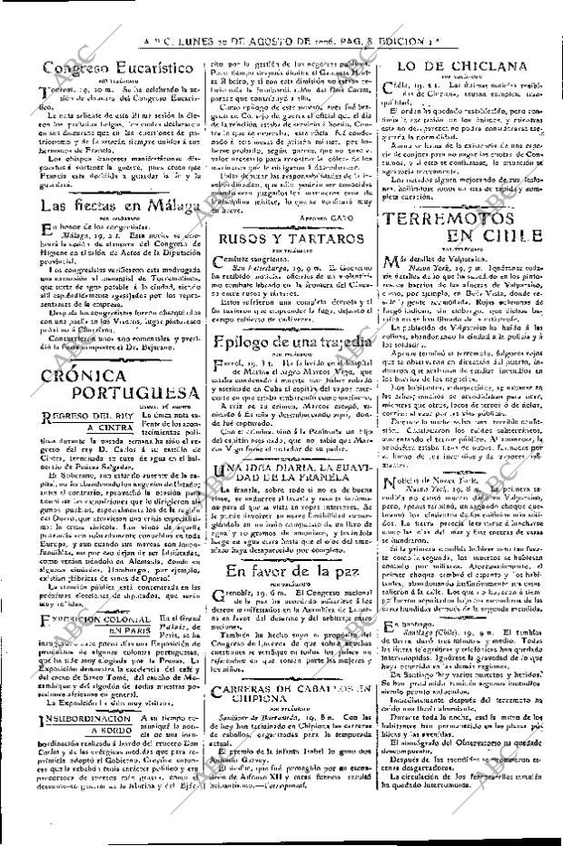 ABC MADRID 20-08-1906 página 8