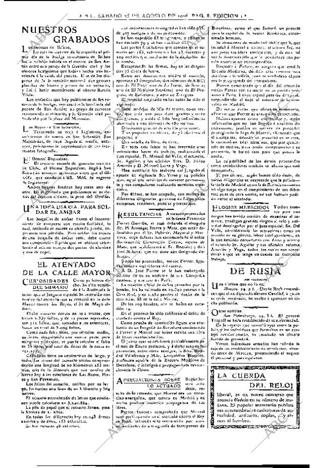 ABC MADRID 25-08-1906 página 8