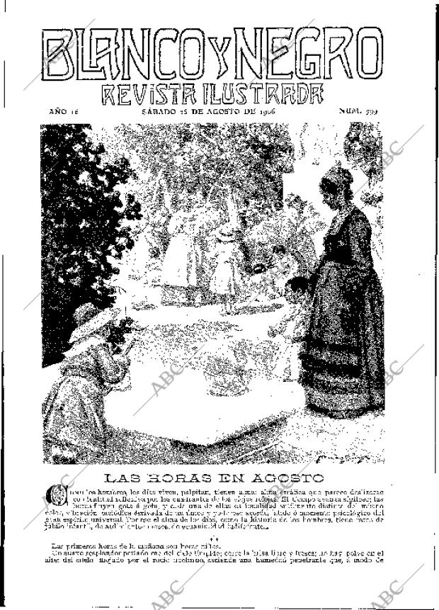 BLANCO Y NEGRO MADRID 25-08-1906 página 3