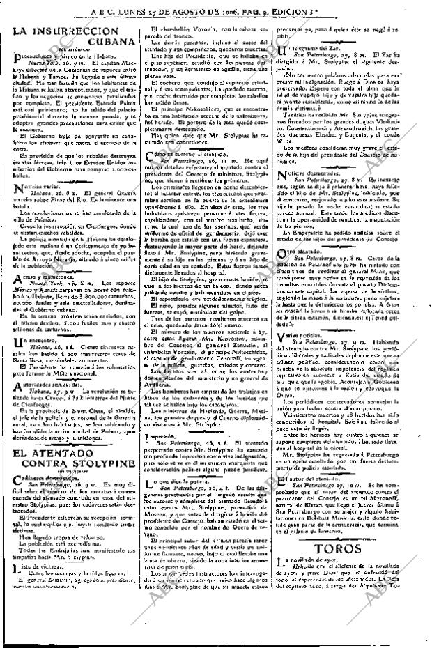 ABC MADRID 27-08-1906 página 9
