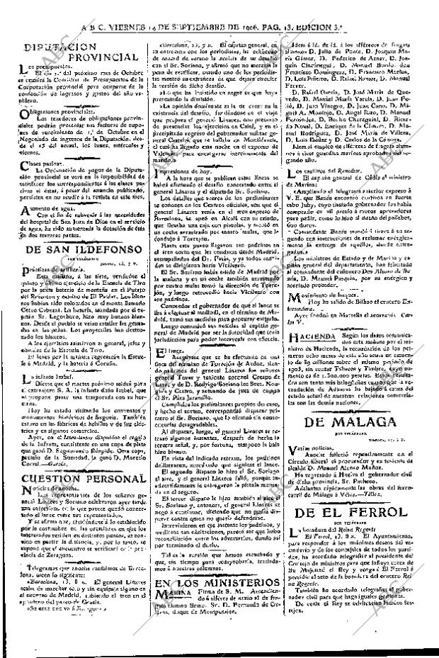 ABC MADRID 14-09-1906 página 13