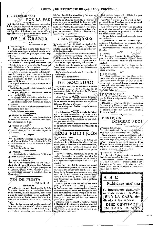 ABC MADRID 17-09-1906 página 9