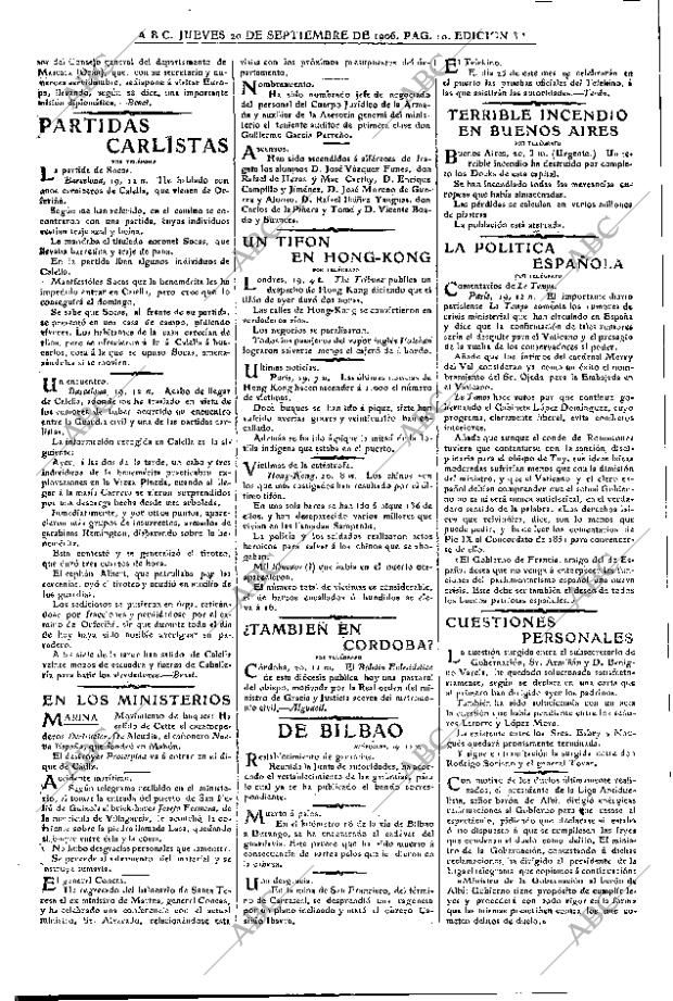 ABC MADRID 20-09-1906 página 10