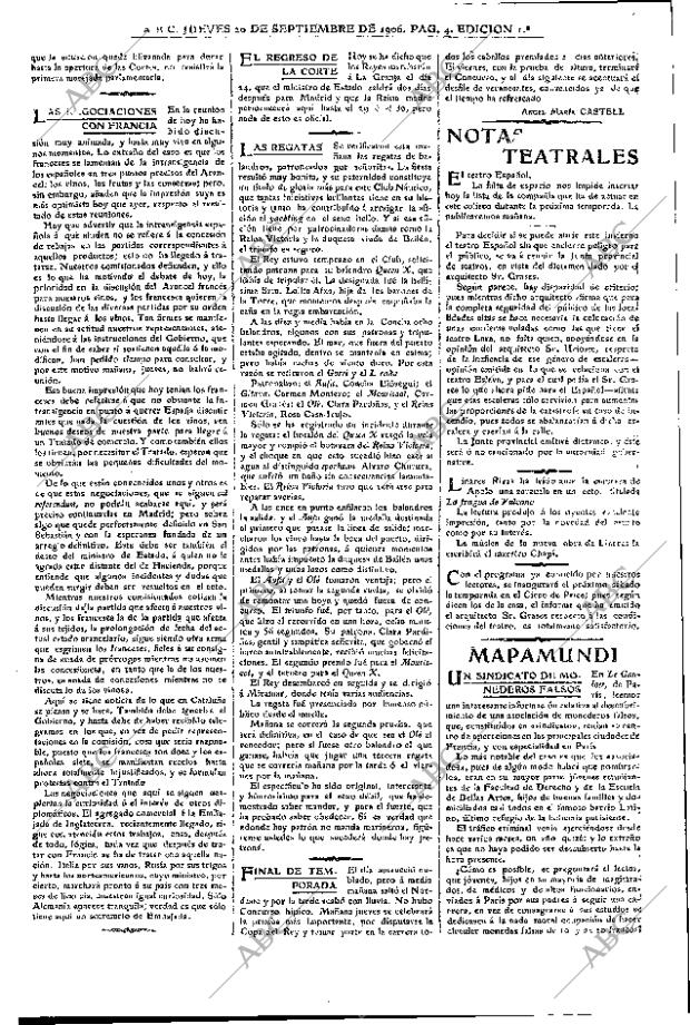 ABC MADRID 20-09-1906 página 4