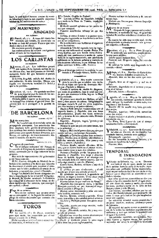 ABC MADRID 24-09-1906 página 11