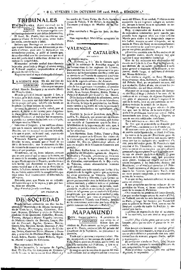 ABC MADRID 05-10-1906 página 4