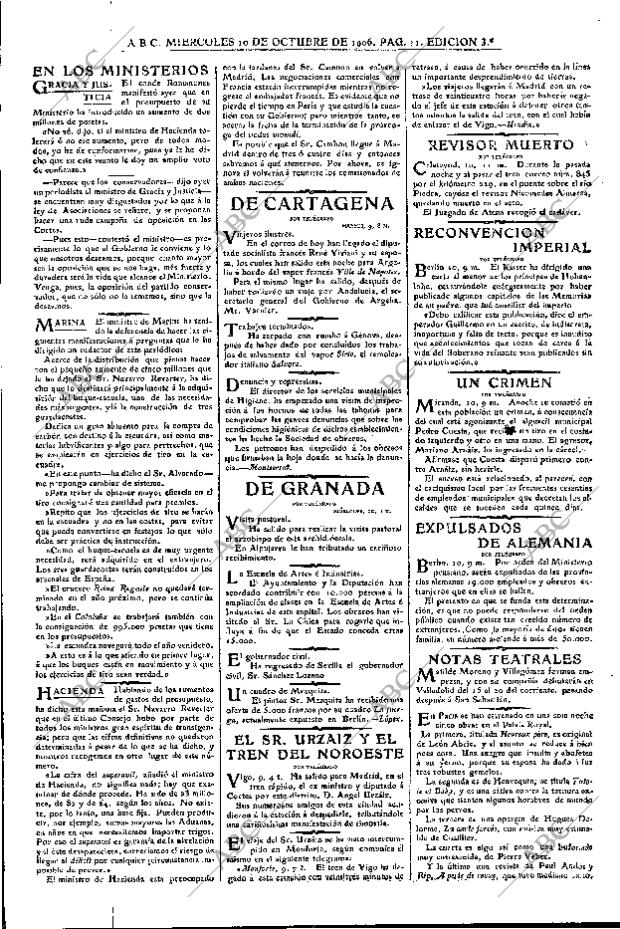 ABC MADRID 10-10-1906 página 11