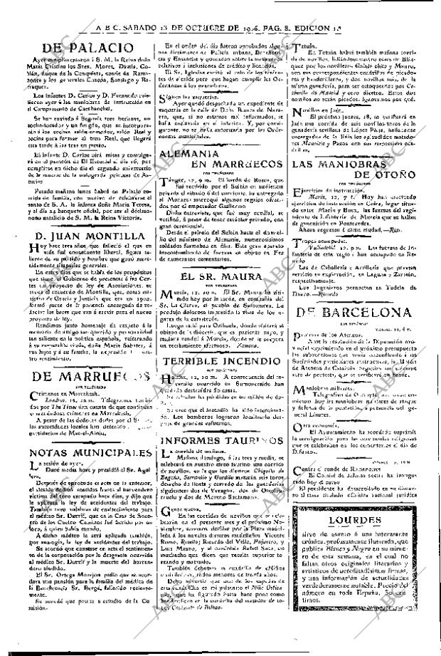 ABC MADRID 13-10-1906 página 8