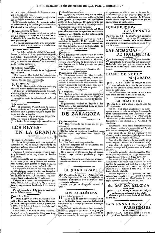 ABC MADRID 13-10-1906 página 9