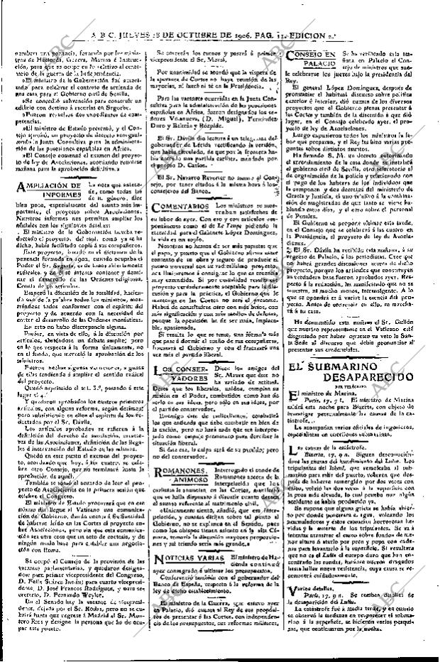 ABC MADRID 18-10-1906 página 11