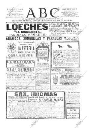 ABC MADRID 21-10-1906 página 1