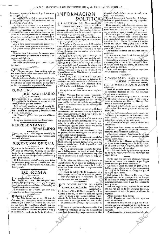 ABC MADRID 23-10-1906 página 14