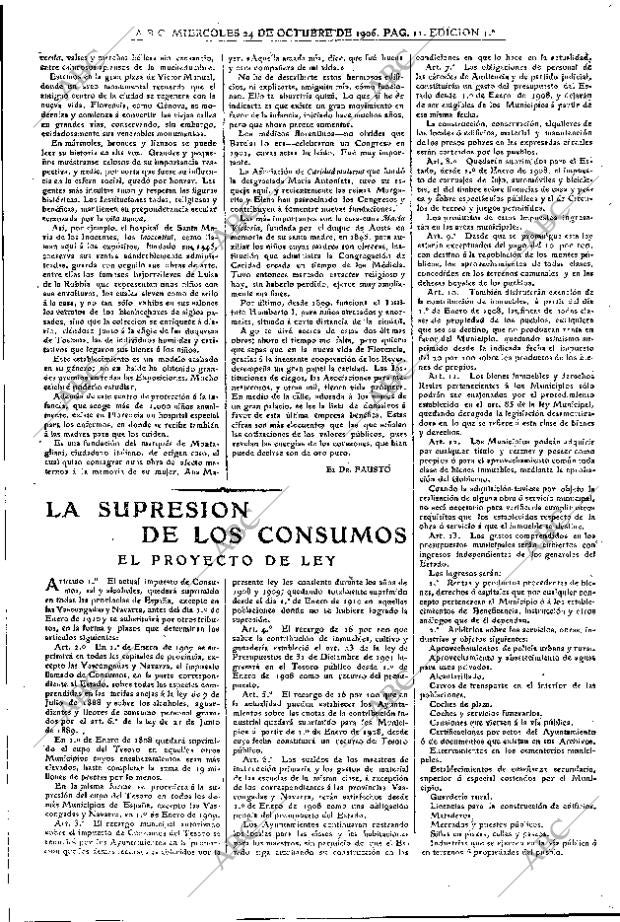 ABC MADRID 24-10-1906 página 11