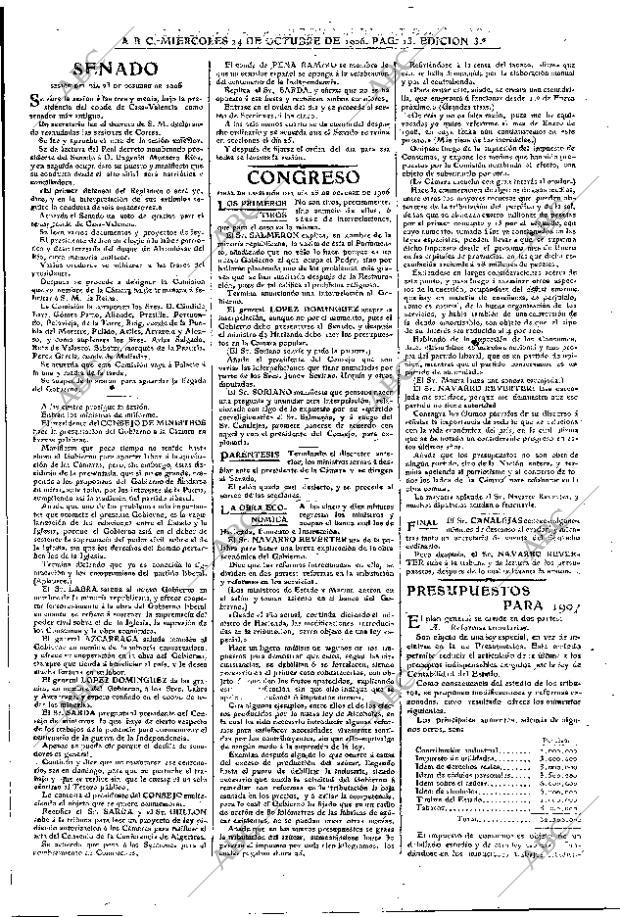 ABC MADRID 24-10-1906 página 13