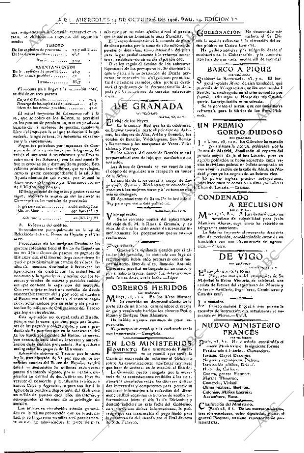 ABC MADRID 24-10-1906 página 14