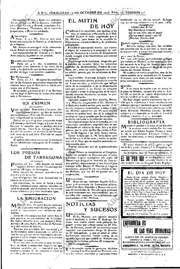 ABC MADRID 24-10-1906 página 15